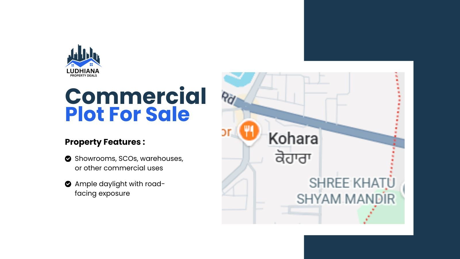 Kohara Commercial Plot for Sale 1250 Sq.Yards