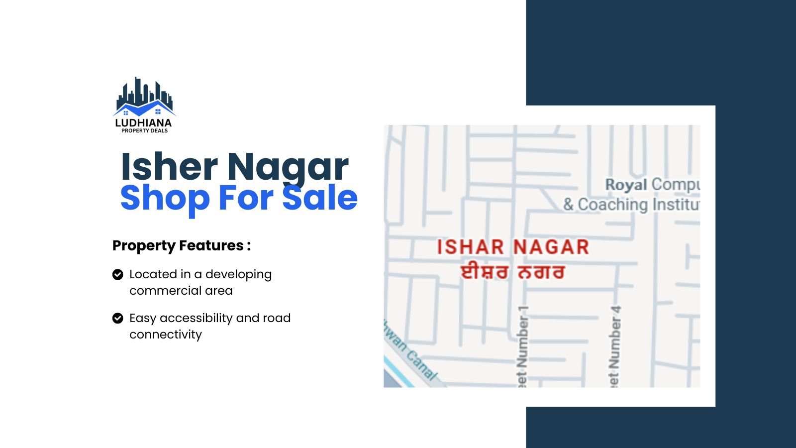 Shop for Sale in Isher Nagar – 56 Sq.Yards